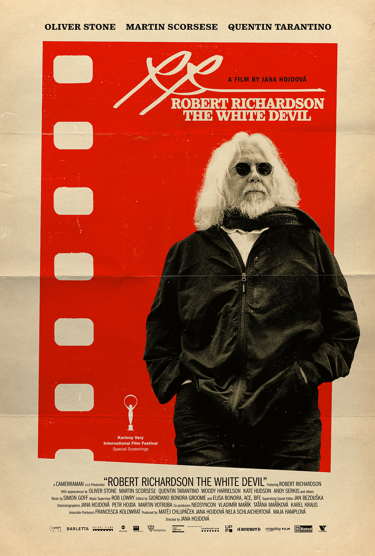 Robert Richardson: The White Devil film poster, cropped to a wide format